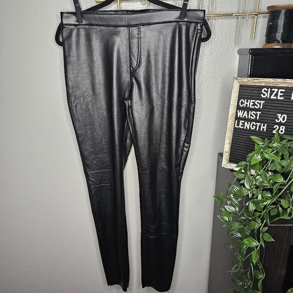 Goldenpoint black pleather pants